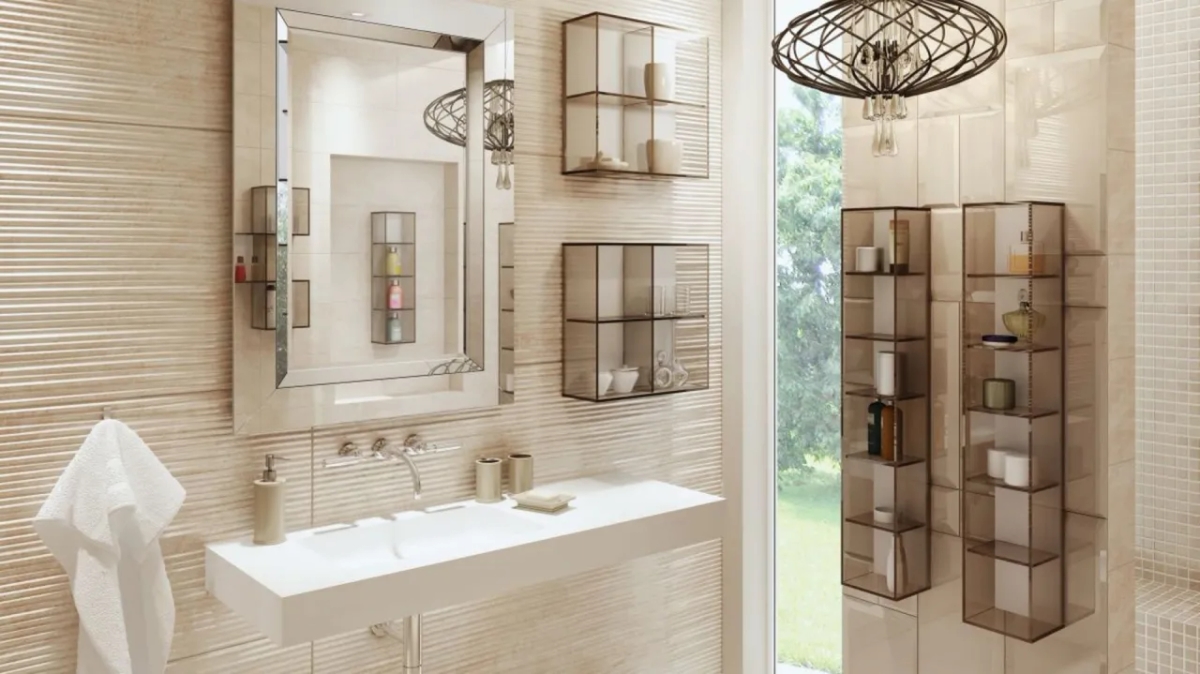 Półki w łazienkach z czego: najlepsze materiały dla trwałego designu