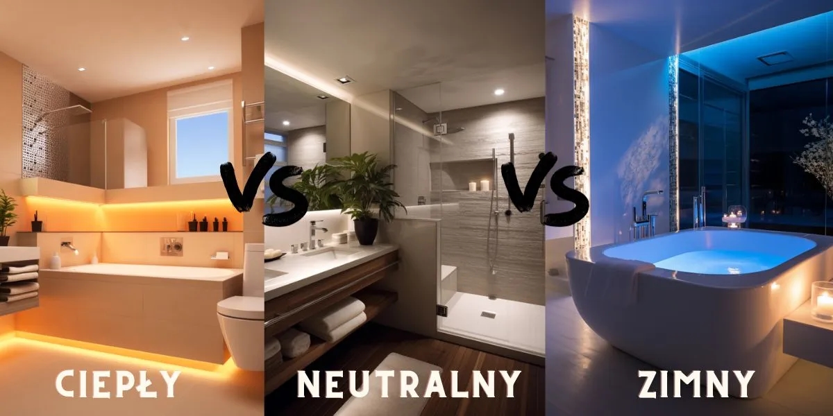 Jakie ledy do łazienki: ciepłe czy zimne - wybierz idealne oświetlenie